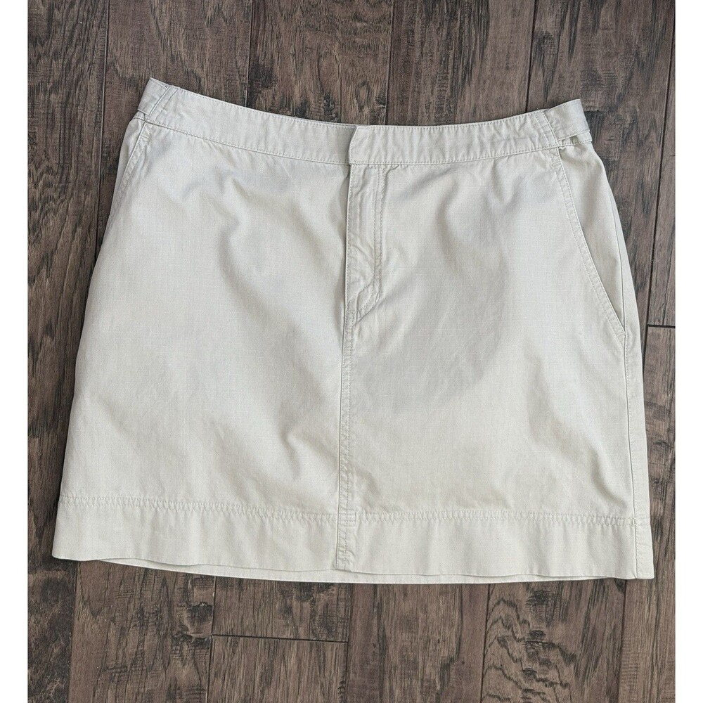 Vintage Ralph Lauren Womens 12 Mini Skirt COTTON TWILL Cargo Utility Adjustable